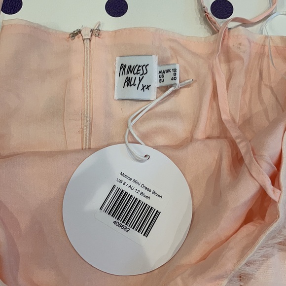PRINCESS POLLY MOLINA MINI DRESS BLUSH - Picture 5 of 7